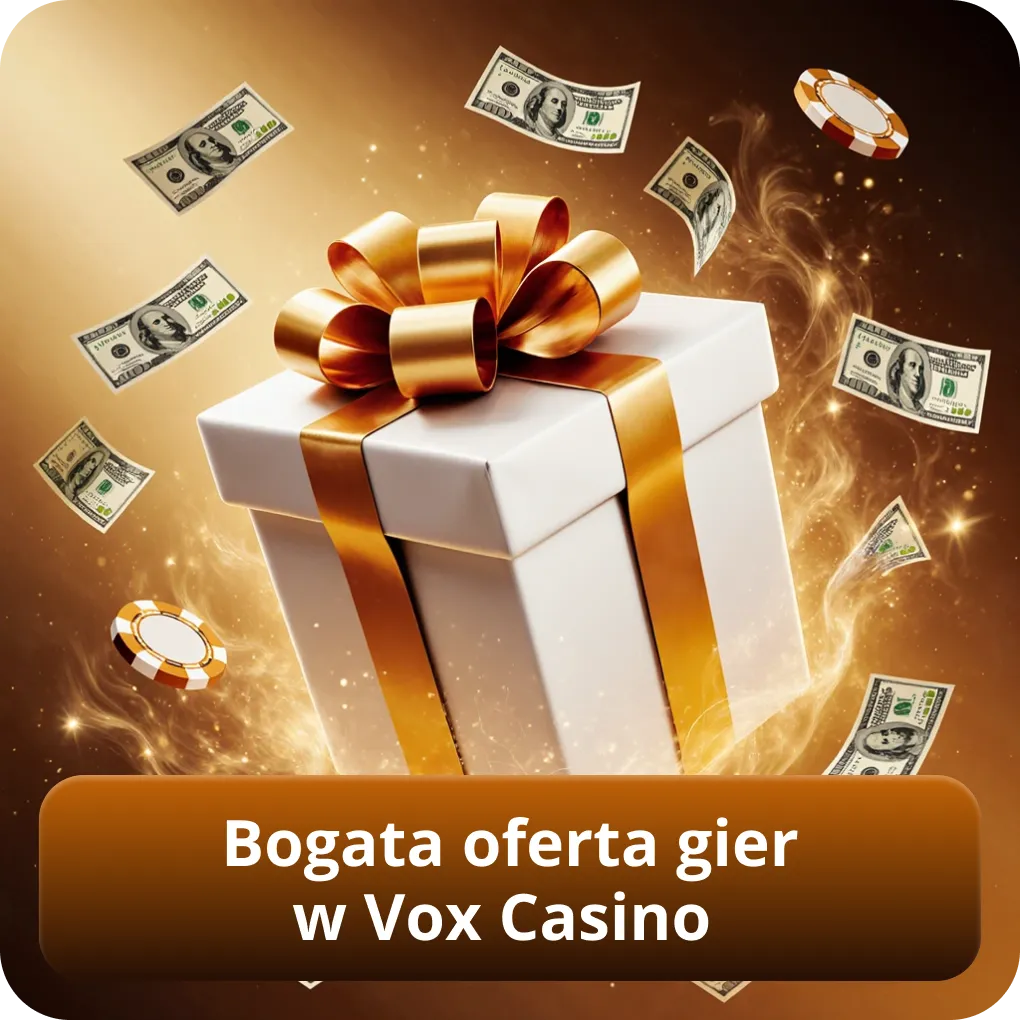 Bogata oferta gier w Vox Casino
